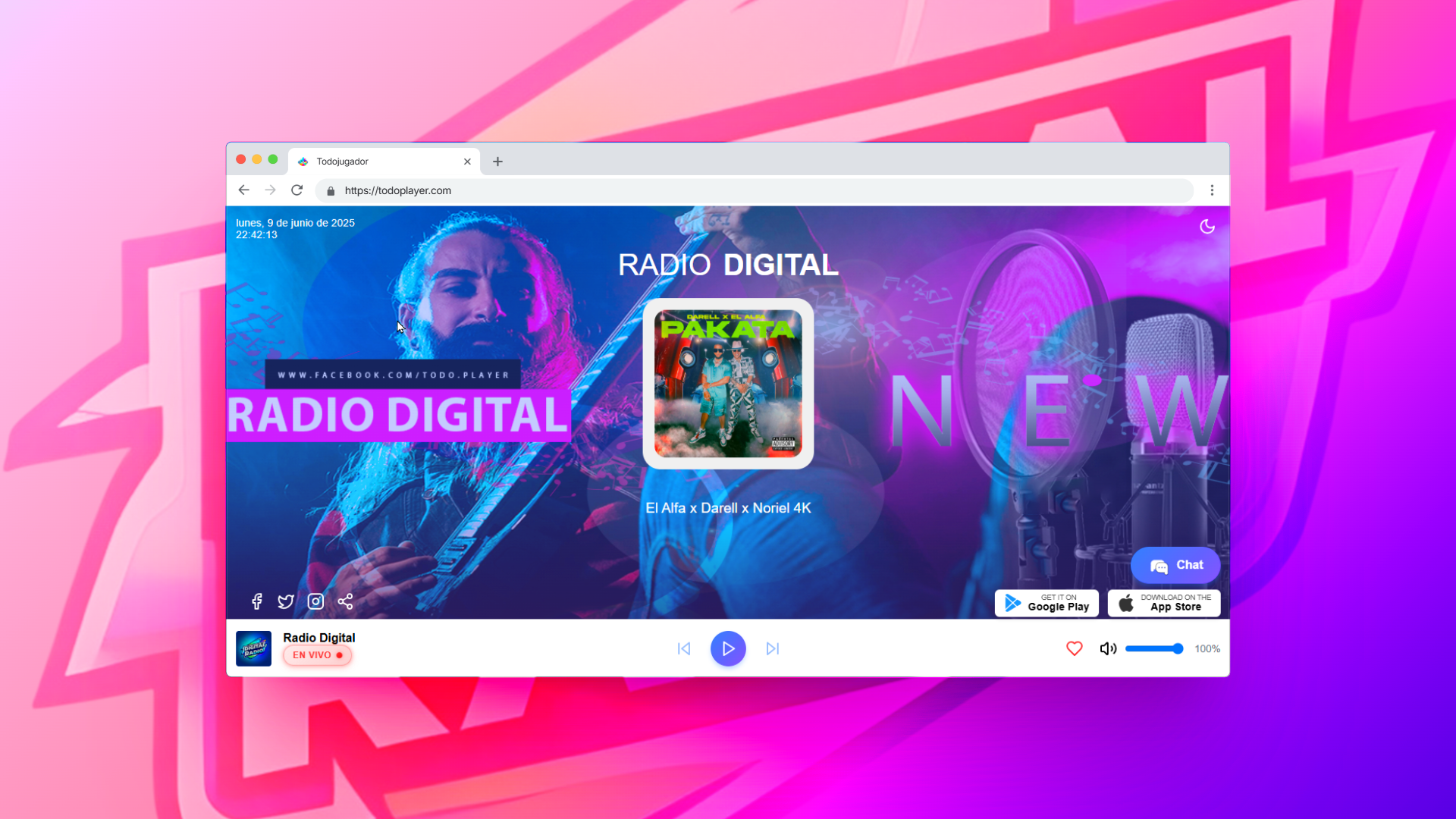 Plantilla Editable RADIO DIGITAL – Player HTML5 para ShoutCast e Icecast