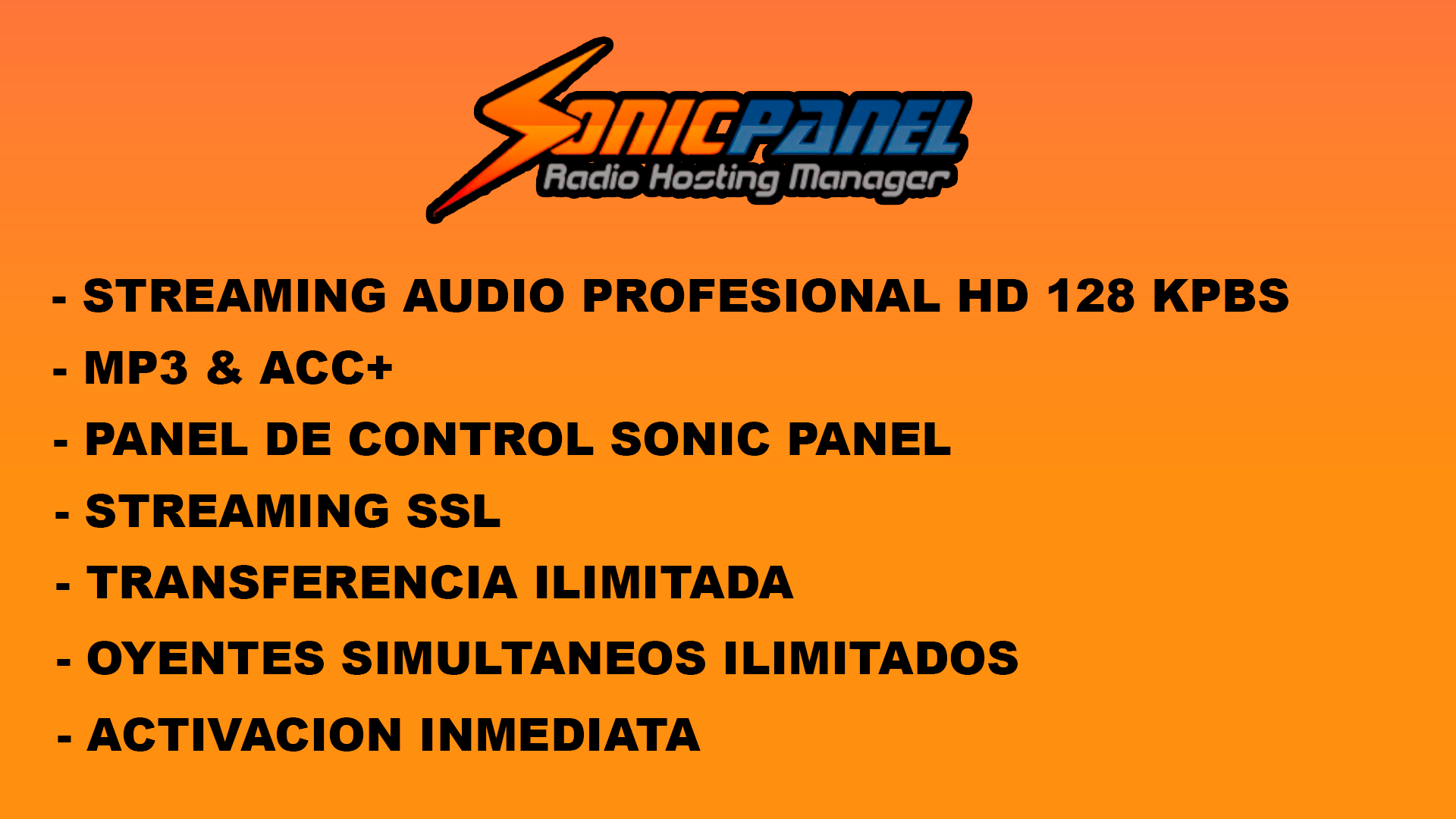 Streaming Radio HD (Sin Auto Dj)