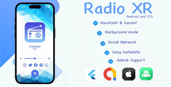 Single Radio XR - Flutter Full App